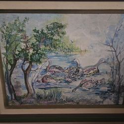 Original Painting By Johnny Valbrun 