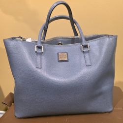 Dooney & Bourke Tote Bag – Blue – Large Everyday Purse