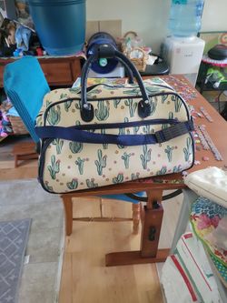 Carry On Bag Nice And Lite Nice Cactus  Pattern 