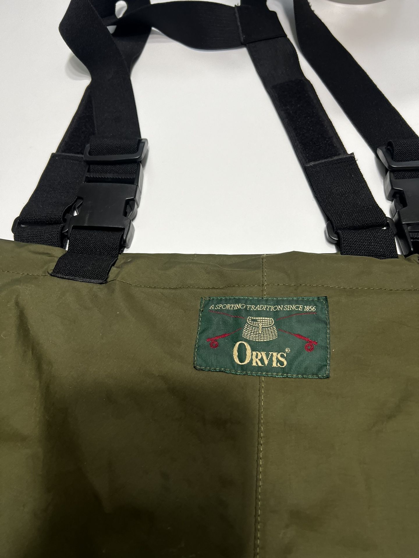 ORVIS, Waders, super lightweight, keep you dry, foldable, kept me comfortable for a few years now, but time to pass on to another fisherman. Only $98