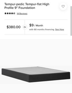 Flat Foundation 9” Queen