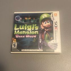 3DS Luigi’s Mansion Dark Moon