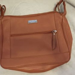 Orange Auburn Purse 