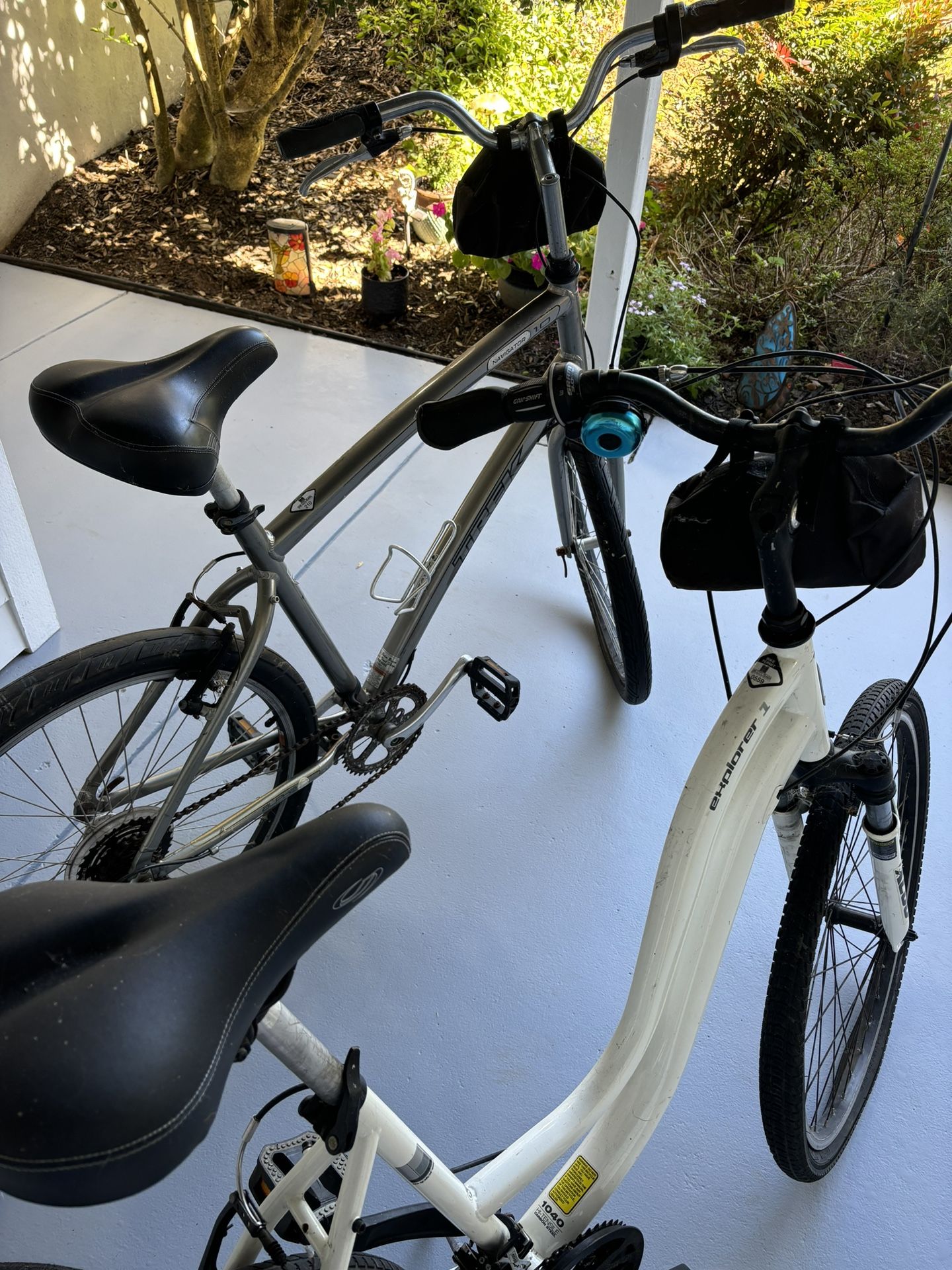 3 Bikes, ladies bike by Jamison and Mans by Threk and schwinn