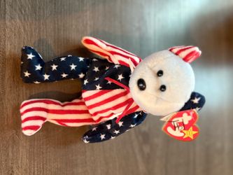 Ty Beanie Baby American Flag Bear