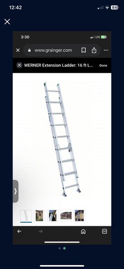16 Foot   Aluminum Extension Ladder 