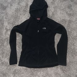 North Face hooded jacket fleece 