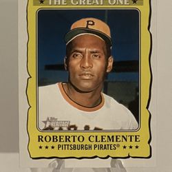 2021 Topps Heritage ROBERTO CLEMENTE The Great One #GO-4 Pittsburgh Pirates