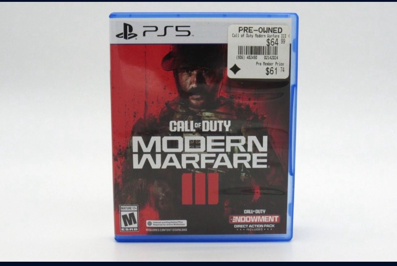 Call of Duty: Modern Warfare III Sony PlayStation 5 PS5, 2023