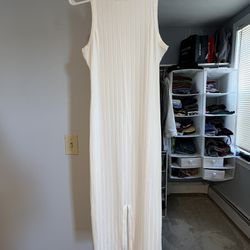 White Long Bodycon Dress (New with Tags Still On)