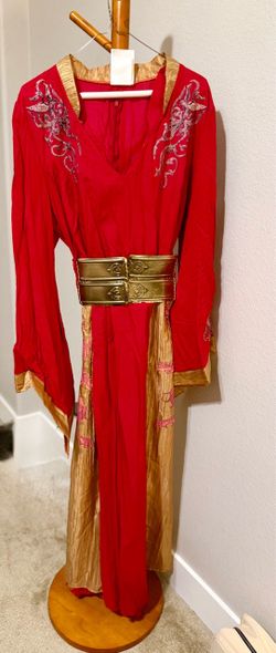 GOT Cersei Red and Gold Dress