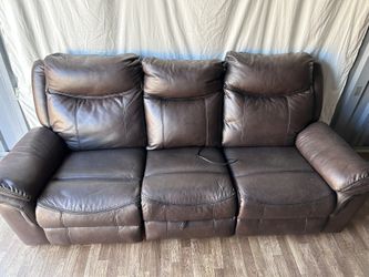 Leather Power Recliner