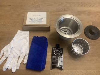 Kitchen sink drain and care kit (New)