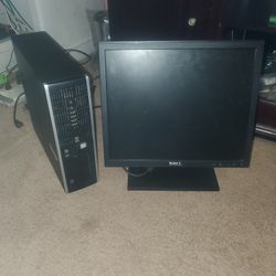 Desktop Computer With Monitor