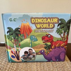 Kids Arts And Crafts Dinosaur Painting Kit