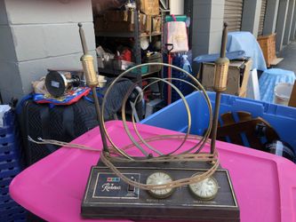 Vintage Mid Century Modern TV Antenna Color Picture Signal Control