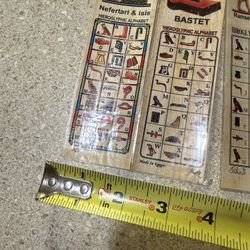 Authentic Egyptian Papyrus With hieroglyphics and drawings