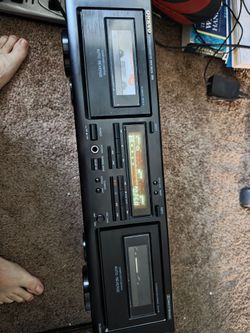 Onkyo Cassette Tape Player Recorder TA-RW311 Dual Double Deck
