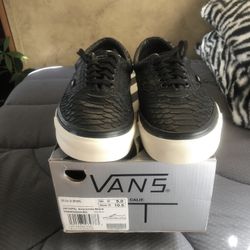 Disaigner Original Anaconda Skin Vans Size Us 9