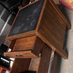 Two Drawer Side Table 