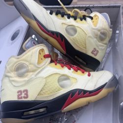Jordan 5 x Off White Sail Sz 10.5
