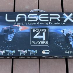 Laser X 4 Player Set Blasters Gear New