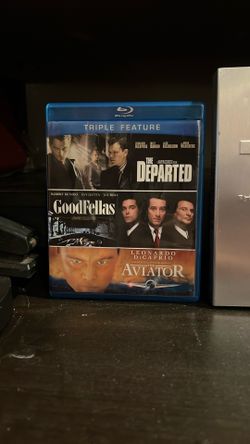 The Departed, Goodfellas, Aviator Blu Ray DVDs