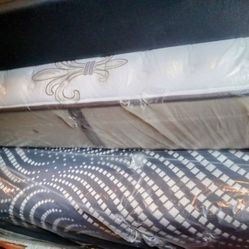 King & Queen Matress Set With Frames