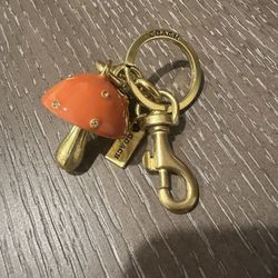 Mushroom Coach Purse Charm 