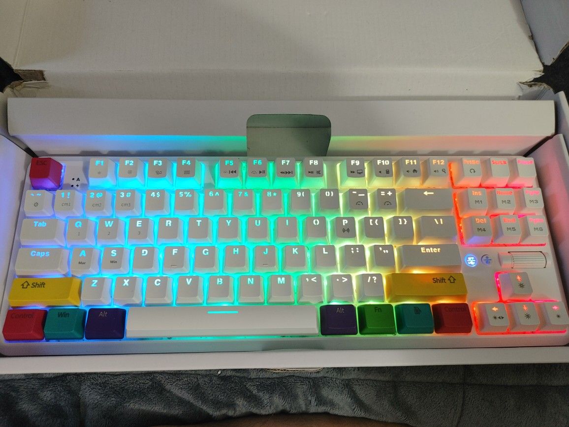 Epomaker Ajazz x Nacodex K870T - RGB- mechanical gaming keyboard - Red switches