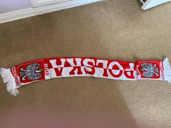 Poland Polska Football Fan Scarf
