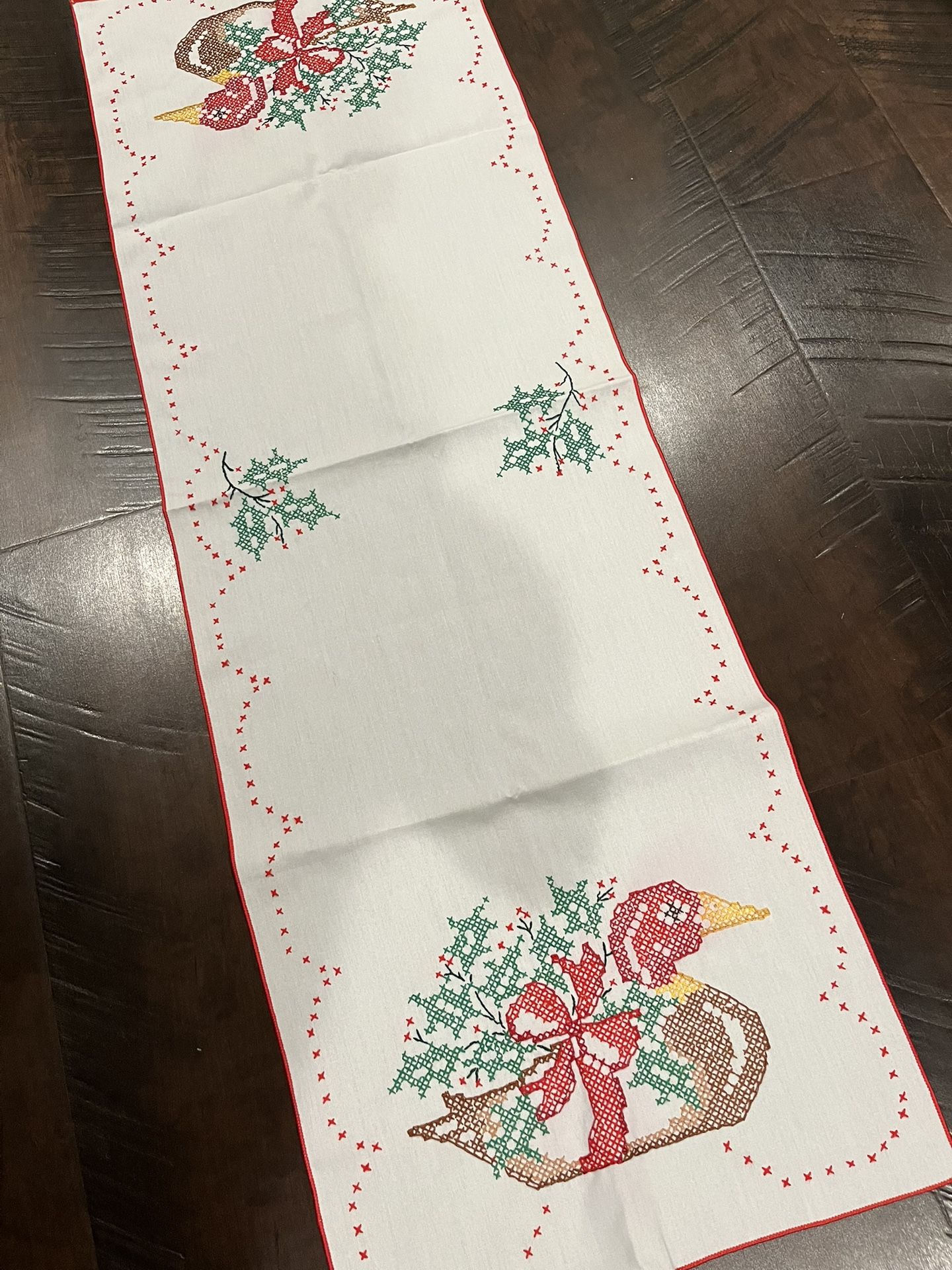 Hand Stitched Table Runner