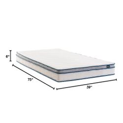 Zinus 6 Inch Spring Sensation Hybrid Twin-size Mattress