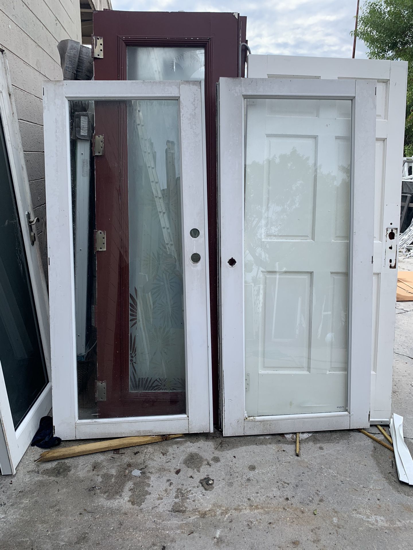 aluminum french doors front or back door