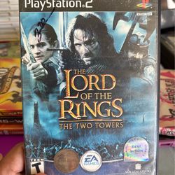 The lord of the rings . The two towers ps2 . $10