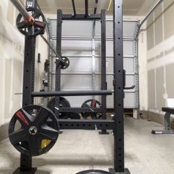 Rogue Squat Rack + Bench