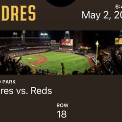 Padres Tickets Section 109