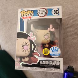 Nezuko Kamado Funko Pop #1663 Funko Exclusive Glow In The Dark
