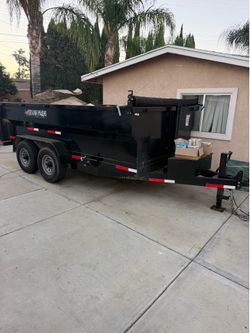 14ft dump trailer