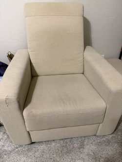 Gliding swiveling Nursery rocker