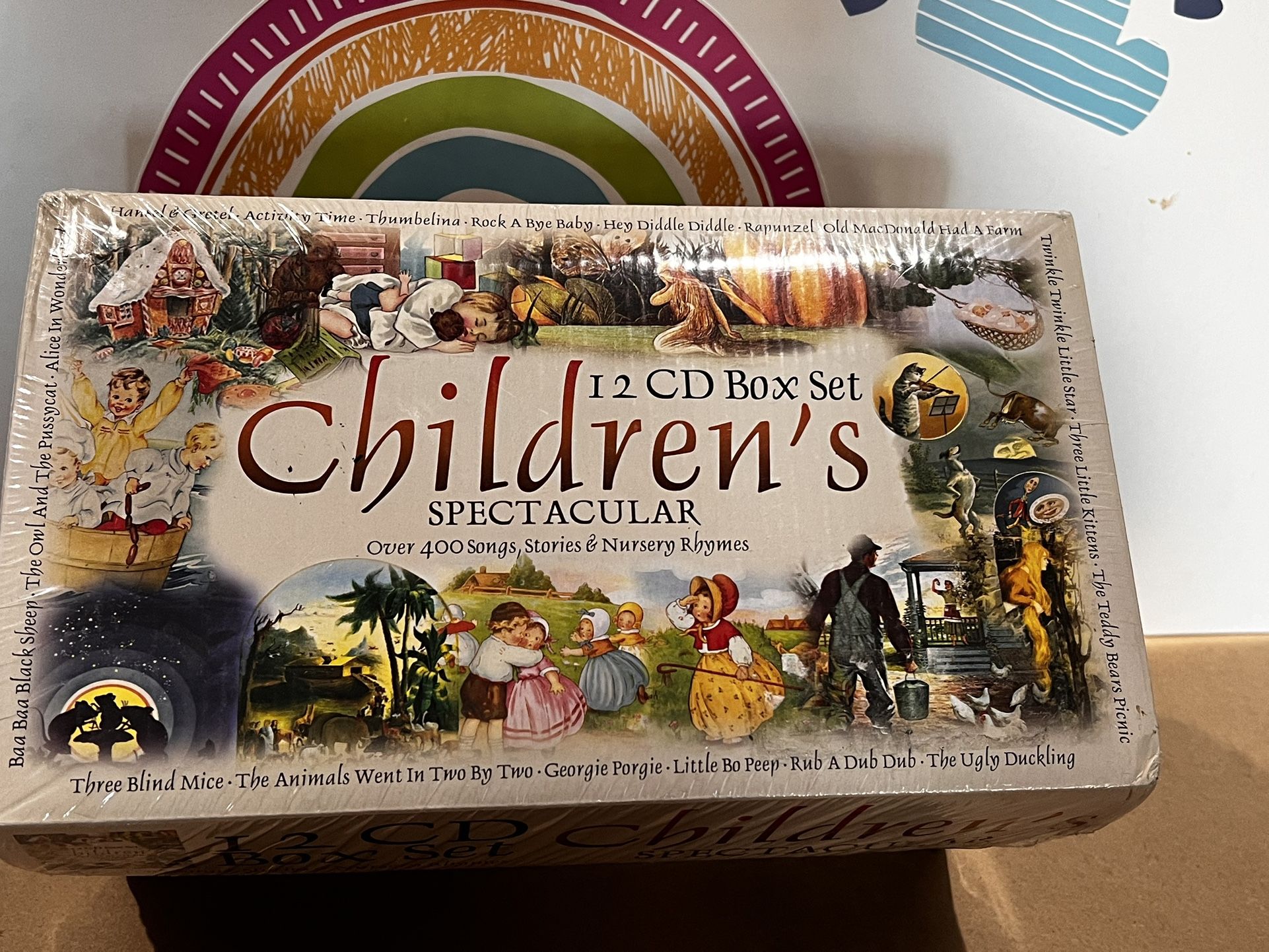 CHILDREN’S SPECTACULAR 12 CD BOX SET - SEALED - OVER 400 SONGS /STORIES