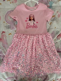 H&M Girls Barbie dress size 5t/6