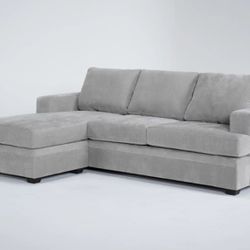 Bonaterra Dove 97" Sofa with Reversible Chaise