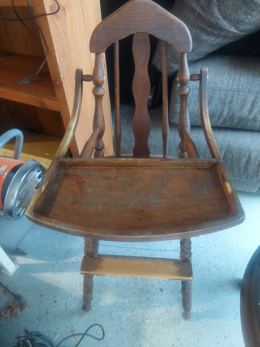 Antique High Chair