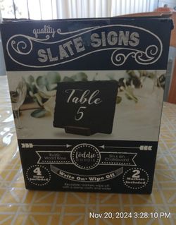 Chalkboard Slate Signs 