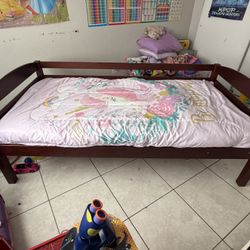 Twin Bed With Mattress $80 OBO 