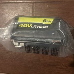 RYOBI 40V 6Ah Lithium Battery 