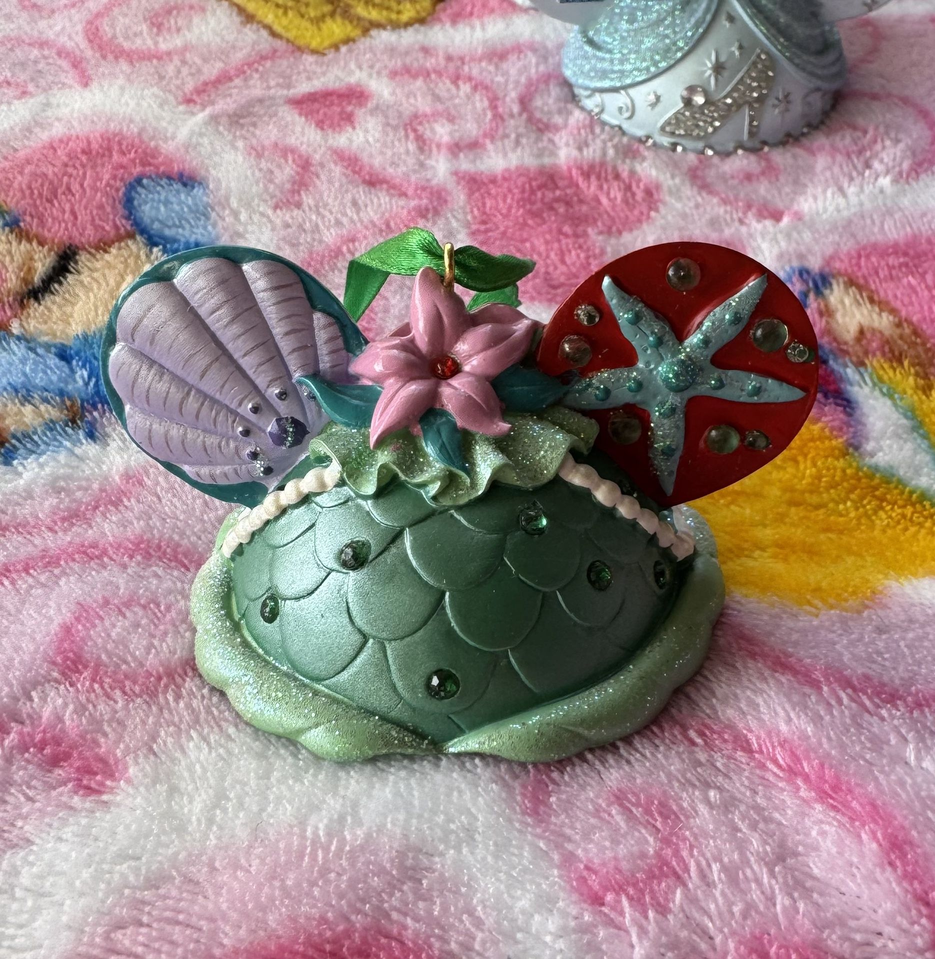 Disney Princess Ariel Mickey Ear Hat Ornament