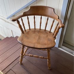 Vintage Antique Wooden Chair 