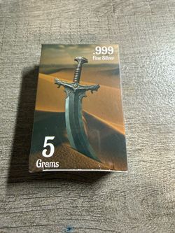 Pan Silver Company Aladdin series and sword .999 fine silver (5 grams each)